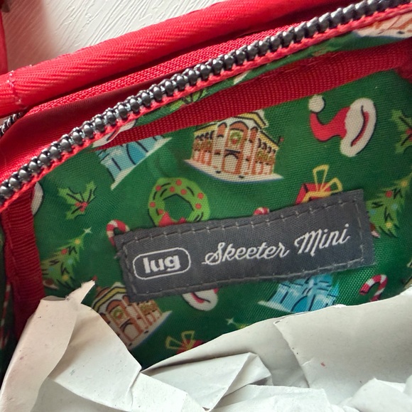 Lug x Disney Mickey Very Merry Christmas Party 2024 Mini Skeeter Crossbody NwT - Picture 9 of 11